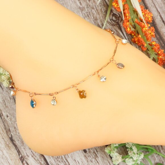 Dainty Anklet for Women – Elegant Everyday Jewelry & Perfect Gift | MLCRC1337 - Picture 8 of 10